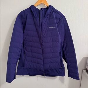 Eddie Bauer Deep Purple Hooded Jacket